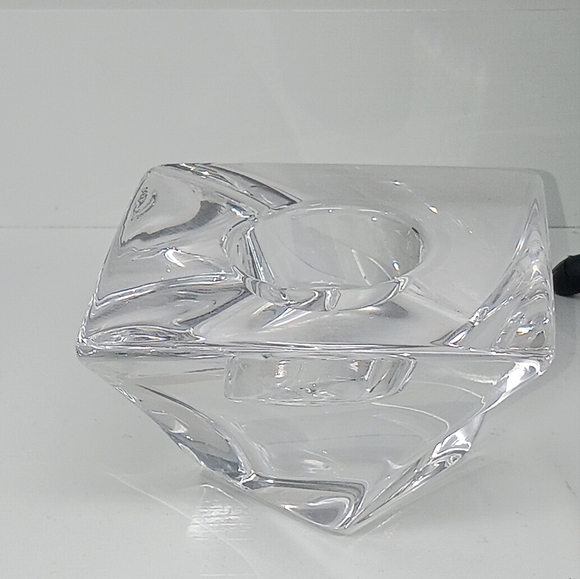 Orrefors Kostaboda Clear Crystal Votive Candle Holder - Picture 6 of 6
